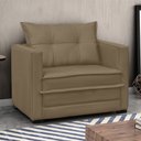 Ver imagem 2 de Poltrona Cama Retrátil Solteiro Milenni Veludo B03 - D'rossi