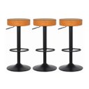 Ver imagem 1 de Kit 3 Banquetas Viena Alta Para Bar Balcão Bancada Pub Bistrô Cozinha Americana Giratória