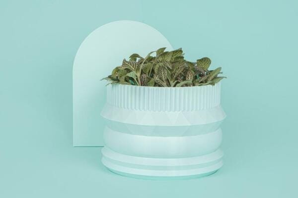 Cachepot Baixo Equilíbrio - Verde Menta - 3