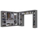 Ver imagem 4 de Guarda Roupa Modulado de Canto 18P 4GV Onix