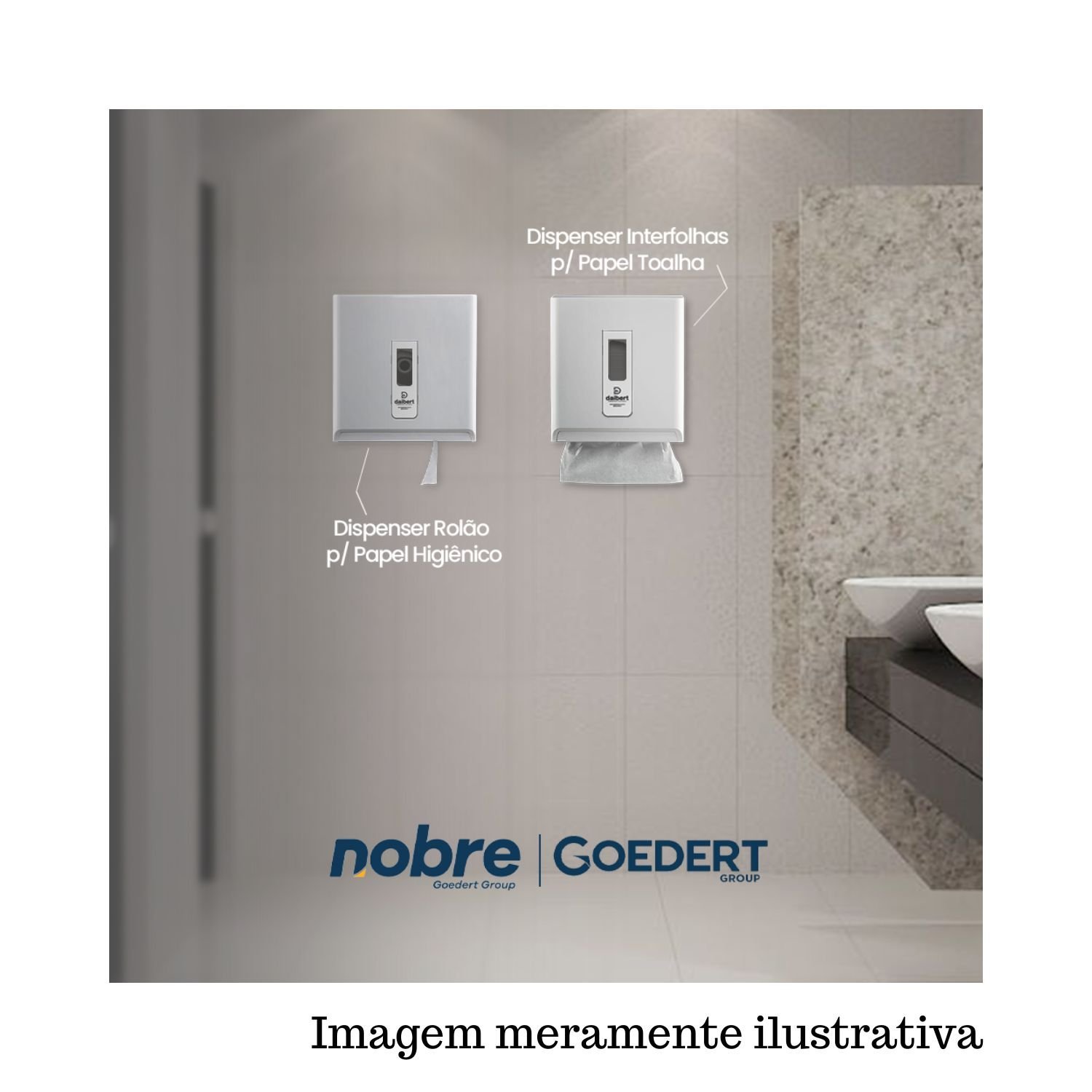 Dispenser para Papel Toalha Interfolhas - Branco - Street Daibert - Nobre - 3