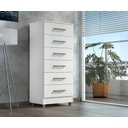 Ver imagem 2 de Comoda Elena 6 Gavetas Branca