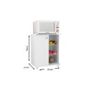 Ver imagem 2 de Balcão Multiuso Cozinha Fruteira BF-3205 c/ 1 Porta e 2 Cestos Branco - Tecno Mobili