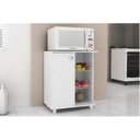 Ver imagem 3 de Balcão Multiuso Cozinha Fruteira BF-3205 c/ 1 Porta e 2 Cestos Branco - Tecno Mobili