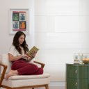 Ver imagem 2 de Persiana Romana Tela Solar 5% - ( Largura 120 X Altura 120cm )