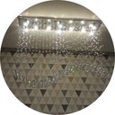 Ver imagem 1 de Lustre de Teto para Sala de Jantar/estar,base Inox 1mx20cm