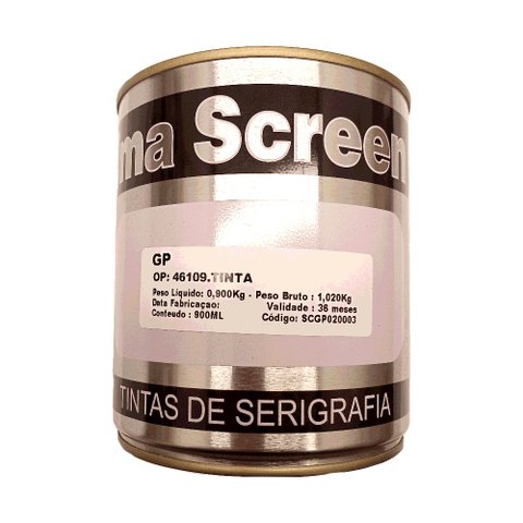 Tinta Vinílica Brilhante Preto Gp 5502 Imagraf 900ml 01 Unidade