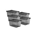 Ver imagem 1 de Kit 5 Organizadores 27l Plasvale Preto
