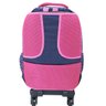 Mochila Rodinhas Feminina 360° Lancheira Térmica Estojo Triplo Kit Completo - 6