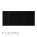 Ver imagem 2 de Painel Cabeceira Box Queen Duana Estofada Dobrável Fixação Parede Design Moderno - Preto