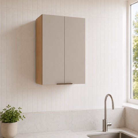 Armário Aéreo 2 Portas 60cm Vitra Luciane Móveis