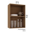 Ver imagem 3 de Armário Aéreo 2 Portas 60cm Vitra Luciane Móveis