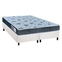 Ver imagem 1 de Cama Box Queen: Colchão Ortopédico Orthoflex D45/EP Cecina + Base CRC Suede White(158x198)