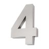Número Residencial Inox - Nº "4" - 1