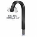 Ver imagem 3 de Torneira Laguna Preta Alta Aço Inox 304 Premium Goldenx