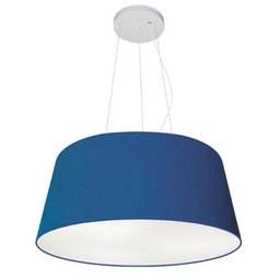 Pendente Cone Azul Marinho MJ-4048 Para Mesa de Jantar e Estar - 1 Pendente Cone Azul Marinho MJ-4048 Para Mesa de Jantar e Estar - 1