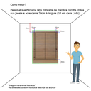 Ver imagem 5 de Cortina Persiana Rolô Tela Solar 3% Arelle Decor 0,40 larg X 1,90 alt:Branco