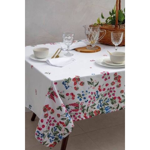 Toalha de Mesa Impermeável Tropical 160x270cm Kacyumara