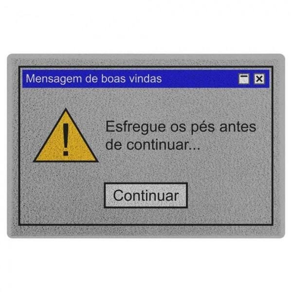 Capacho em Vinil Mensagem de Boas Vindas - 60 x 40 - 1