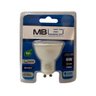 kit Lâmpadas Dicroica Led 6w Gu10 MR16 Luz Fria Bivolt MBLED / Nordecor MLP5012 8 Lâmpadas - 4