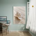Ver imagem 1 de Quadro Decorativo Concha Marinha-70x50cm:moldura Preta
