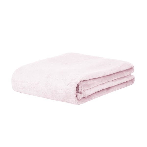 Manta Casal Cobertor Coberta Microfibra Soft Rosa Algodão