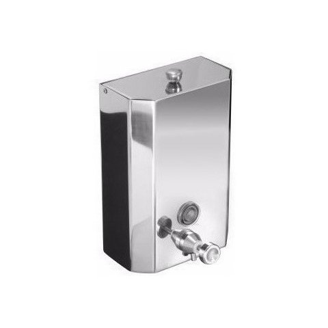 Saboneteira 2 Litros Em Aço Inox 304 Sem Fechadura