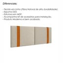 Ver imagem 2 de Cabeceira de Cama Box Casal 140cm X 58cm - Kf Móveis