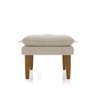 Poltrona de Amamentação Quarto Infantil com Puff Kate Pés Palito Suede Bege - New Belle Poltrona com - 10