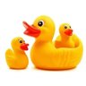 Brinquedo Pato De Borracha Para Banho Bebês Pata + Patinhos - 4