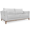 Ver mais imagens de Kit 2 Poltronas e Sofá Living 2 Lugares 1,90m Vega Linho Cin