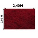 Ver imagem 7 de Tapete Felpudo Sala Quarto e Escritório Antiderrapante Fofo Casa Dona 140x200cm Vermelho
