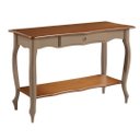 Ver imagem 2 de Aparador para Sala Sevilha com Gaveta e Pés Luiz Xv - Amêndoa com Tampo e Prateleira Imbuia Glazer