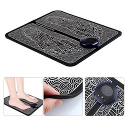 Tapete Terapia Relaxante Muscular Massageador Elétrico Recarregável para os Pés - 1 Tapete Terapia Relaxante Muscular Massageador Elétrico Recarregável para os Pés - 1