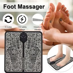 Tapete Terapia Relaxante Muscular Massageador Elétrico Recarregável para os Pés - 5 Tapete Terapia Relaxante Muscular Massageador Elétrico Recarregável para os Pés - 5