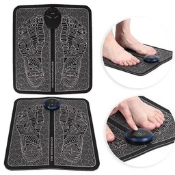 Tapete Terapia Relaxante Muscular Massageador Elétrico Recarregável para os Pés - 3 Tapete Terapia Relaxante Muscular Massageador Elétrico Recarregável para os Pés - 3