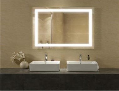 Espelho Retangular com Iluminação de LED - 90cm x 60cm