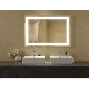 Espelho Retangular com Iluminação de LED - 90cm x 60cm