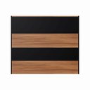 Ver imagem 4 de Balcão Atendimento Recepção Consultório 120 Cm X 110 Cm F5 Cor:nogal com Preto