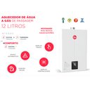 Ver imagem 5 de Aquecedor de Água a Gás Digital Rheem 12 Litros Glp Bivolt Branco