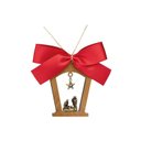 Ver imagem 1 de Adorno Enfeite de Porta Pendurar Natal Sagrada Família Fornecedor 1 F1-ct18-183