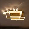 Lustre de Teto Borboleta com 3 Molduras Quadradas LUXVIE - 2