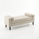 Ver mais imagens de Recamier Puff 140 cm Celine Bouclê B05 - D'Rossi