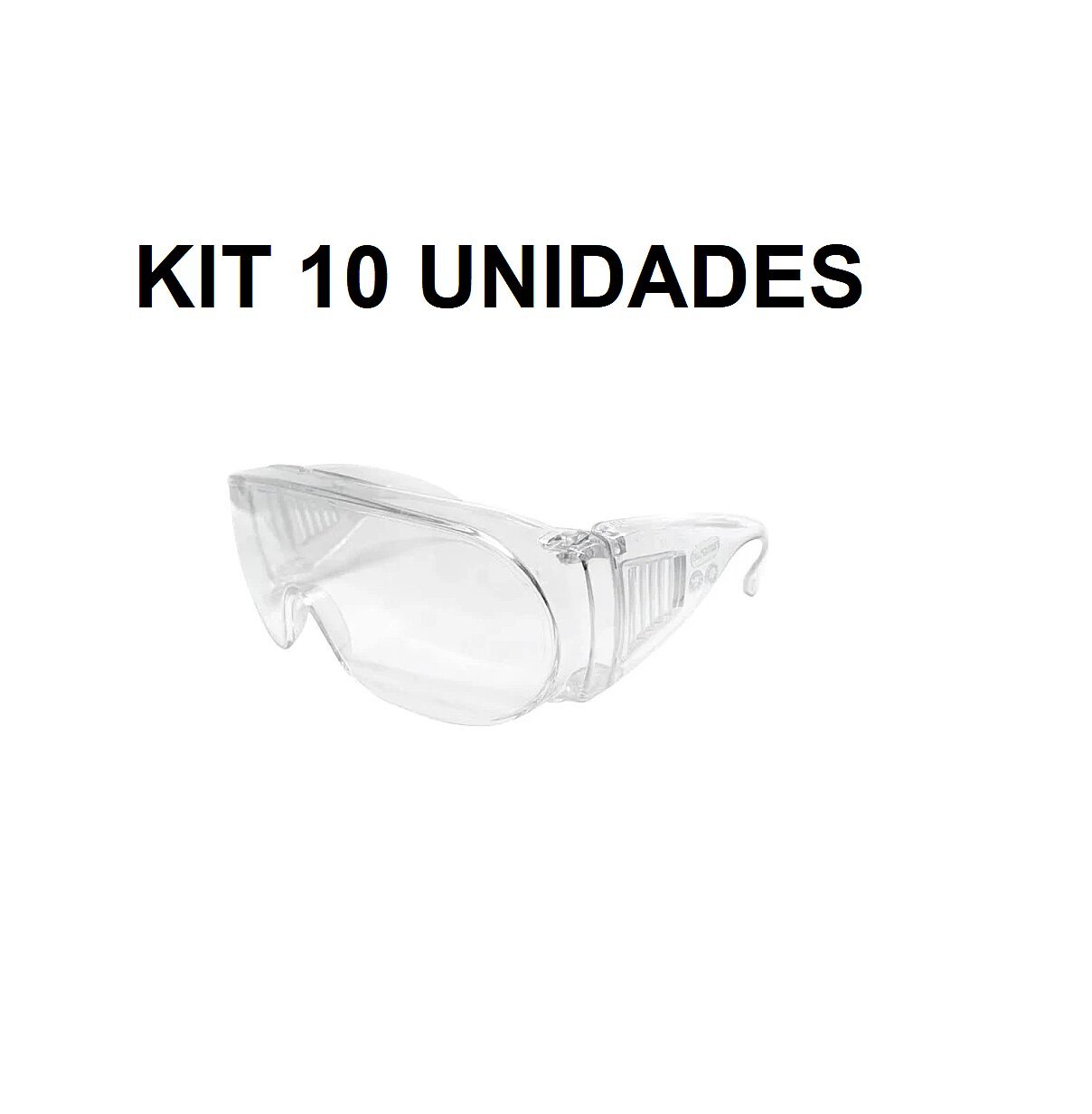 Kit 10 óculos De Proteção Cristal Incolor Ferreira Mold - 2