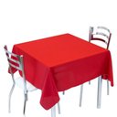 Ver imagem 1 de Kit 10 Toalhas de Mesa 4 Lugares 1,40x1,40 Oxford Verde