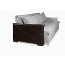 Ver imagem 5 de Sofá sem Caixa Retrátil Reclinável Mônaco 2,60m Estilo Estofados - França Linhosoft Cor "prata"