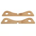 Ver imagem 3 de Kit de 2 Descanso de Panela em Madeira Pinus Tratada