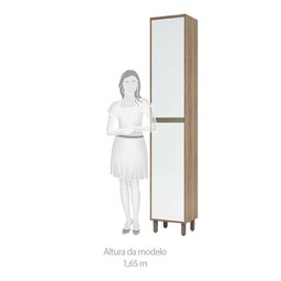 Paneleiro Simples 40 Cm 2 Portas de Abrir Mel Luciane Móveis - 3