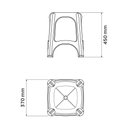 Ver imagem 2 de Banqueta Tramontina Niterói em Polipropileno Vermelho Tramontina