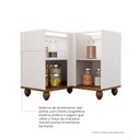 Ver imagem 3 de Balcão para Cozinha 2 Portas em MDF Joy Branco/Off White